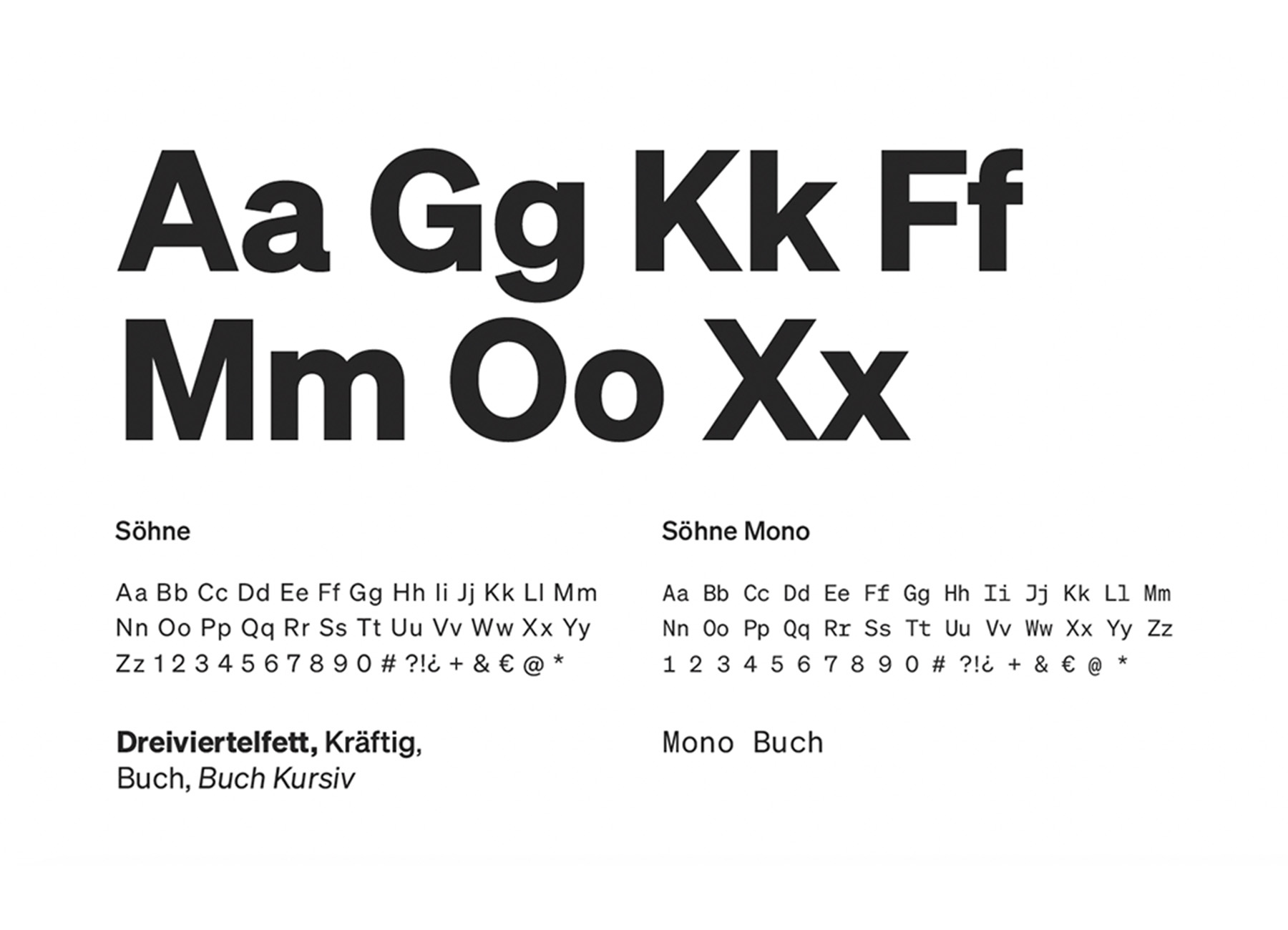 An example of the typeface