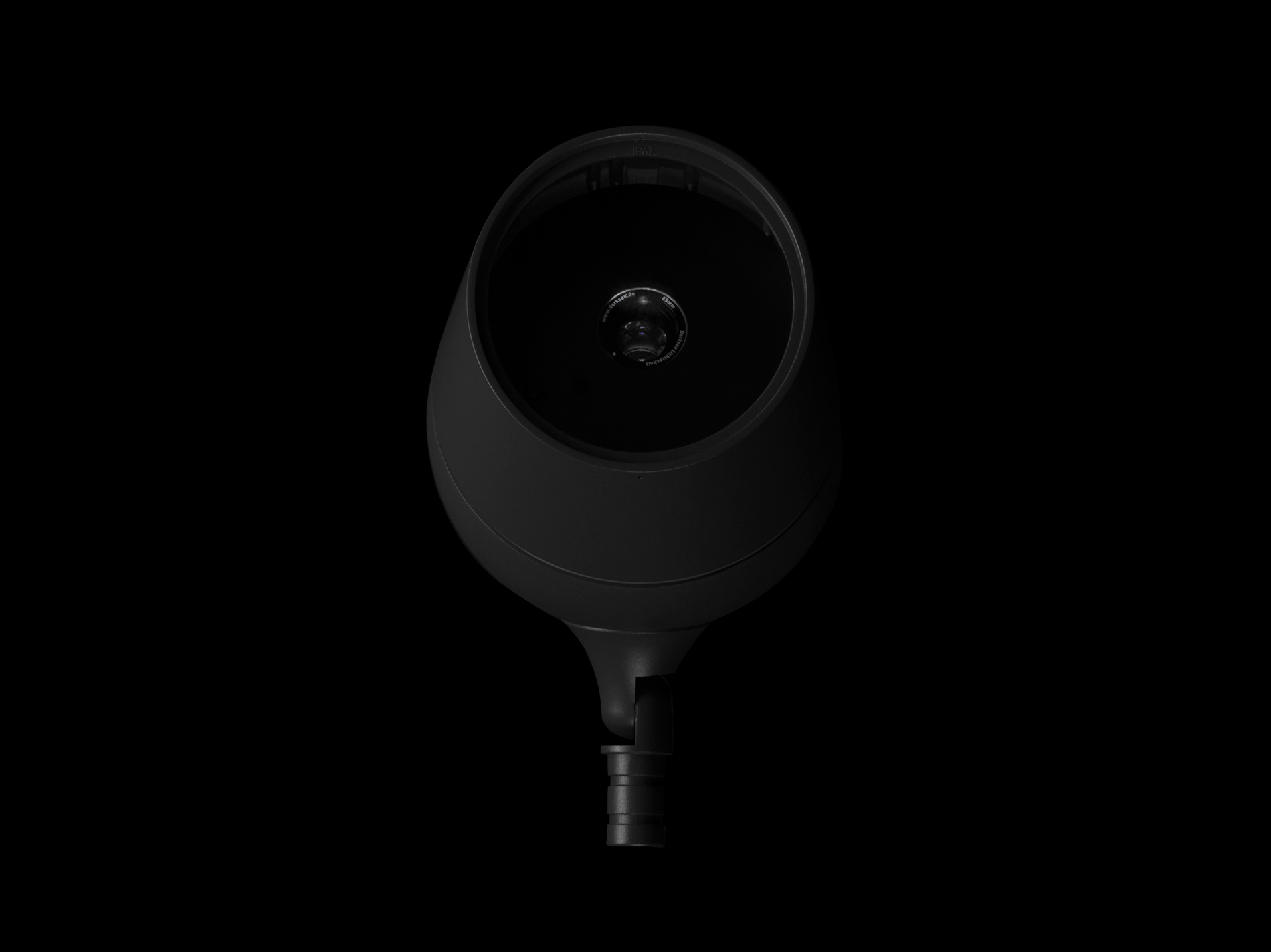 An image of Olivio luminaire featuring Gobo projector on a black background.