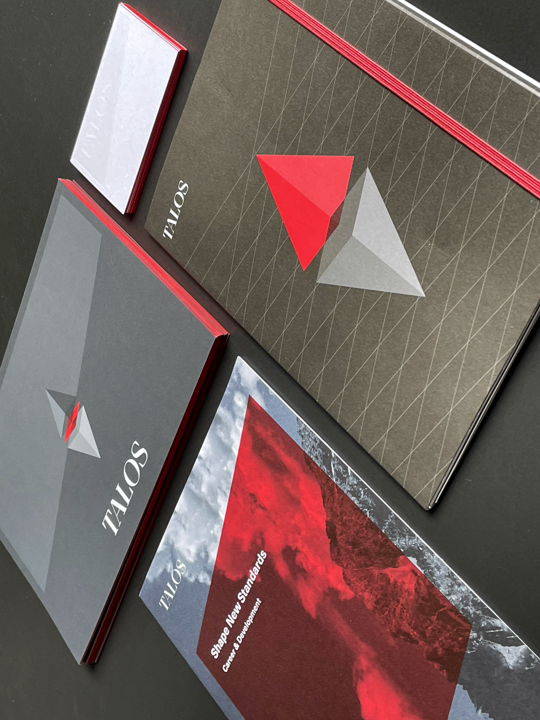 Multiple printed products created for talos.